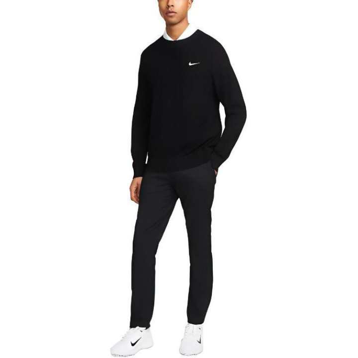 Nike Nike T Shirts Men's Black Crew Neck Moderate Straight Fit