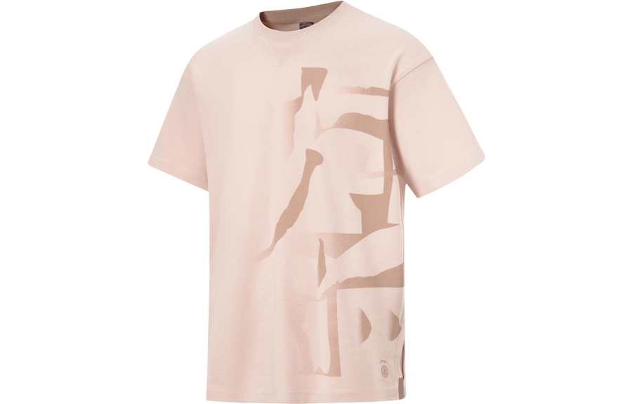 Li-Ning Li Ning T Shirt Men's Tea Orange Pink