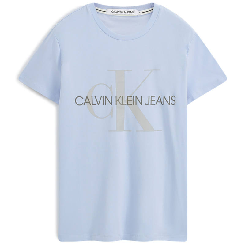 CALVIN KLEIN T Shirt Unisex Light Blue