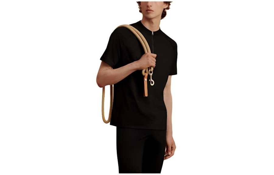 HERMES HERMES SS23 T Shirt Men's Black
