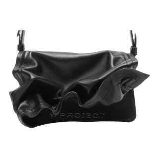 Y/Project Cow Leather Shoulder Bag, Crossbody Bag Mini Women's Black