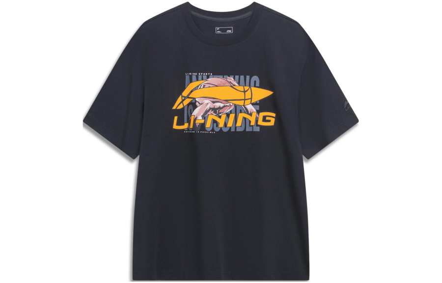 Li-Ning Li Ning Sports Life Collection T Shirt Men's Black