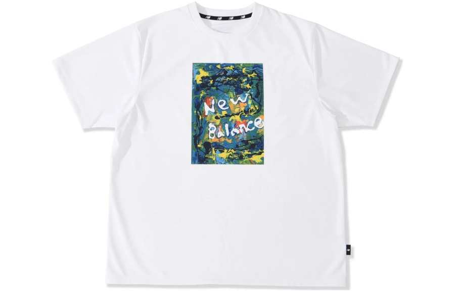 New Balance New Balance 9BOX T Shirts Men's White Crew Neck Moderate Other