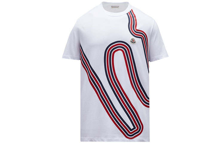 Moncler Circuit Print Short Sleeve T Shirt