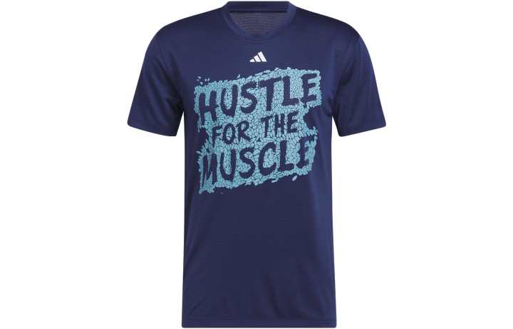 Adidas Adidas AEROREADY T Shirts Men's Dark Blue Crew Neck Moderate Straight Fit