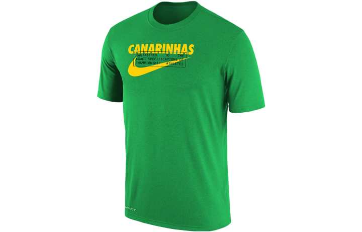Nike Nike T Shirts Men's Green Crew Neck Moderate Straight Fit