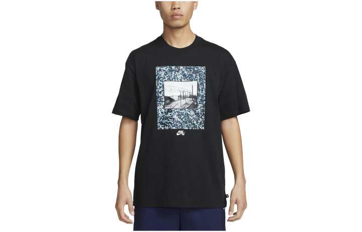 Nike Nike Drop Shoulder Sleeve T-Shirt Men's Black