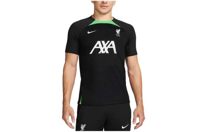 Nike Nike T Shirts Men's Black Crew Neck Moderate Straight Fit