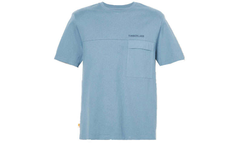 Timberland Drop Shoulder Sleeve T Shirt Men's Light Blue
