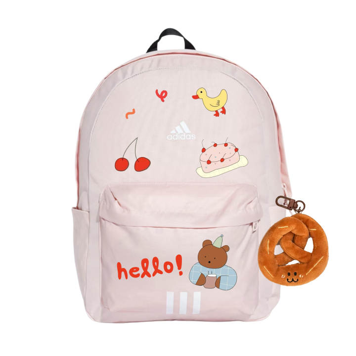 Adidas Adidas Fabric Backpack Regular Women's Sand Pink