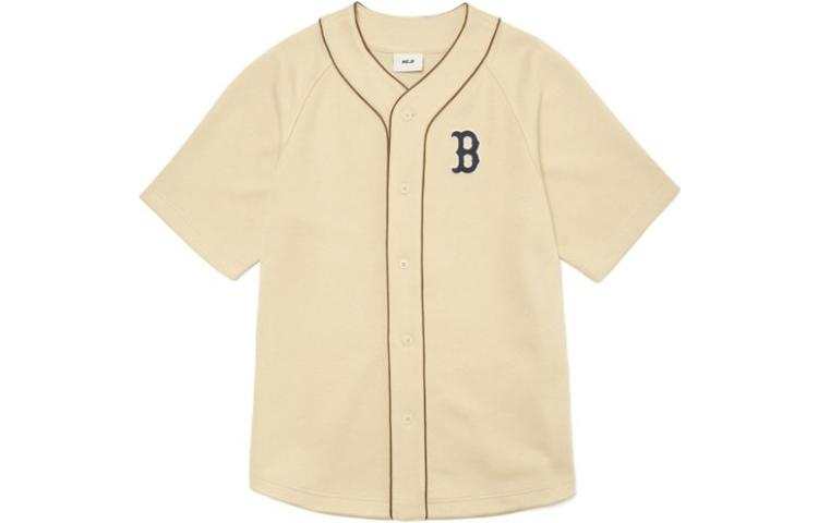 MLB MLB T Shirt Unisex Beige Yellow