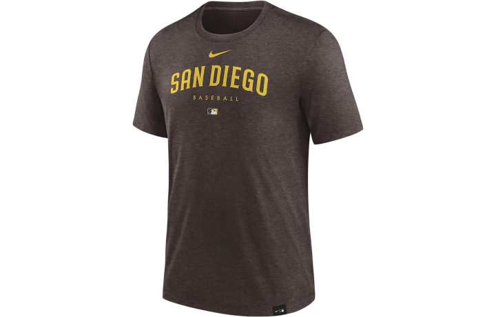 Nike Nike T Shirts Men's Coffee Crew Neck Moderate Straight Fit