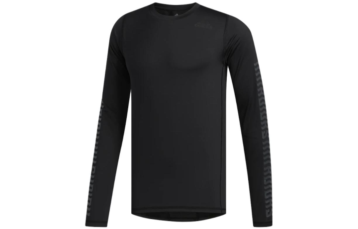 Adidas Adidas T Shirts Men's Black Crew Neck Moderate Straight Fit