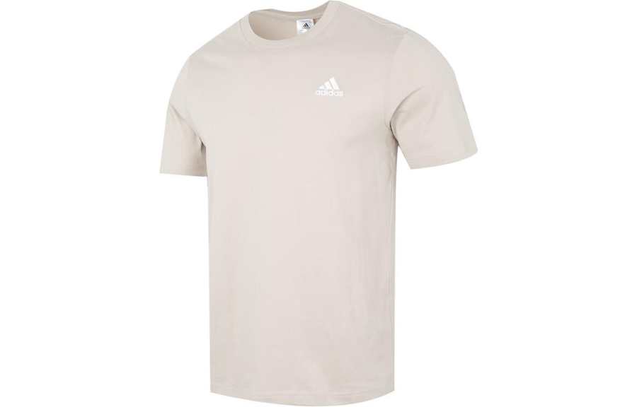 Adidas Adidas T Shirts Men's Apricot Crew Neck Moderate Straight Fit