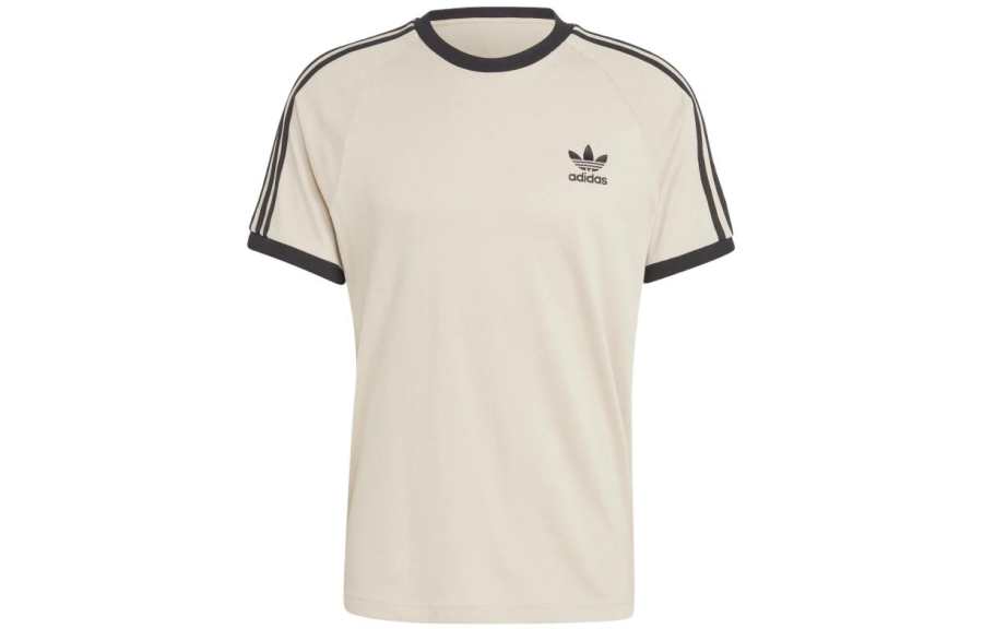 Adidas Originals ADICOLOR CLASSICS 3 STRIPES T Shirt Men's Beige