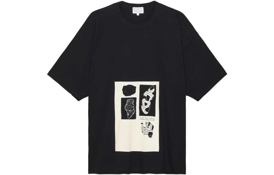 Cav Empt T Shirts Men's Black Crew Neck Moderate Straight Fit