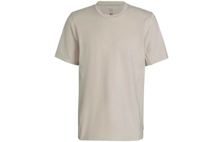 Adidas Adidas T Shirts Men's Beige Crew Neck Moderate Straight Fit
