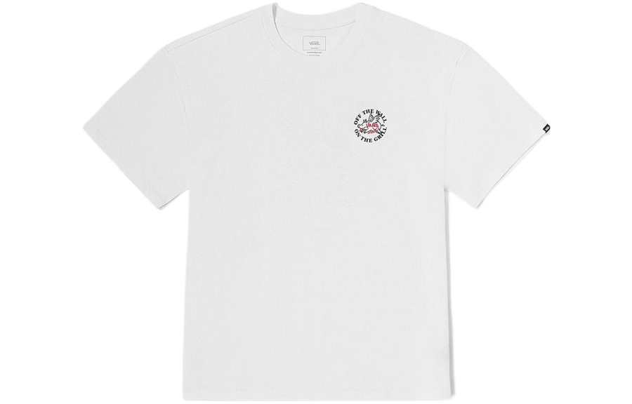 Vans Vans T Shirts Unisex White Crew Neck Moderate