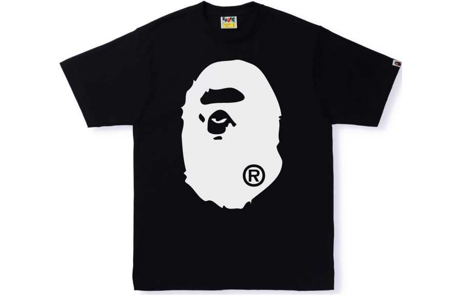 A BATHING APE Bape Bicolor Big Ape Head Tee SS22