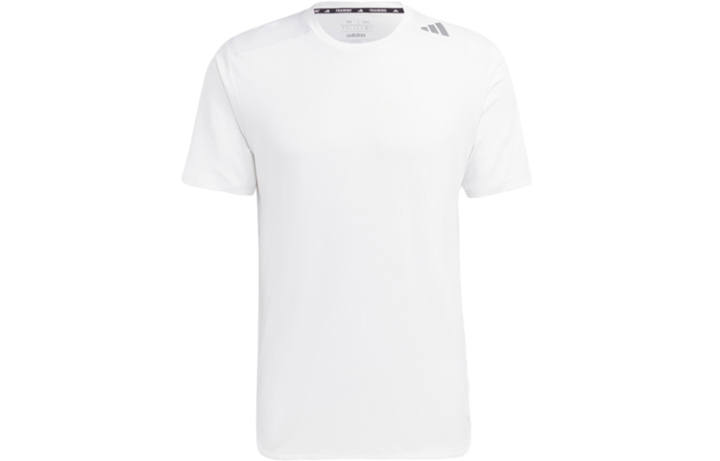 Adidas Adidas HIIT T Shirts Men's White Crew Neck Moderate
