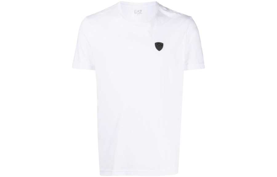 EMPORIO ARMANI 【Previous Season】logo-patch cotton T-shirt