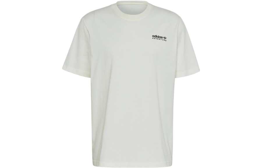 Adidas Originals Drop Shoulder Sleeve T Shirt Men's Jade White