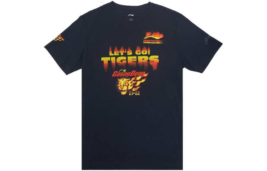 Li-Ning Li Ning CBA Collection T Shirt Men's Black