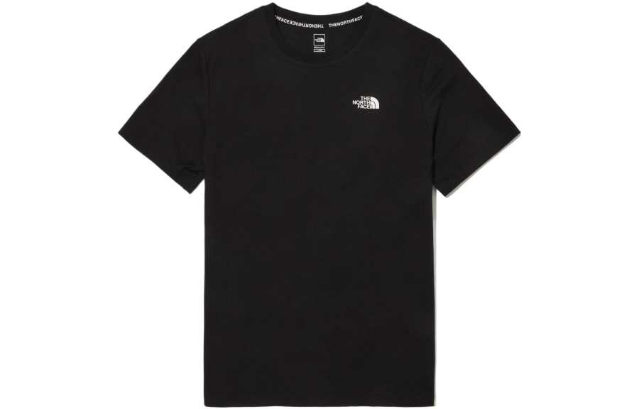 THE NORTH FACE T Shirts Unisex Black Crew Neck Moderate Straight Fit