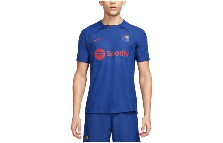 Nike Nike T Shirts Men's Blue Crew Neck Moderate Straight Fit
