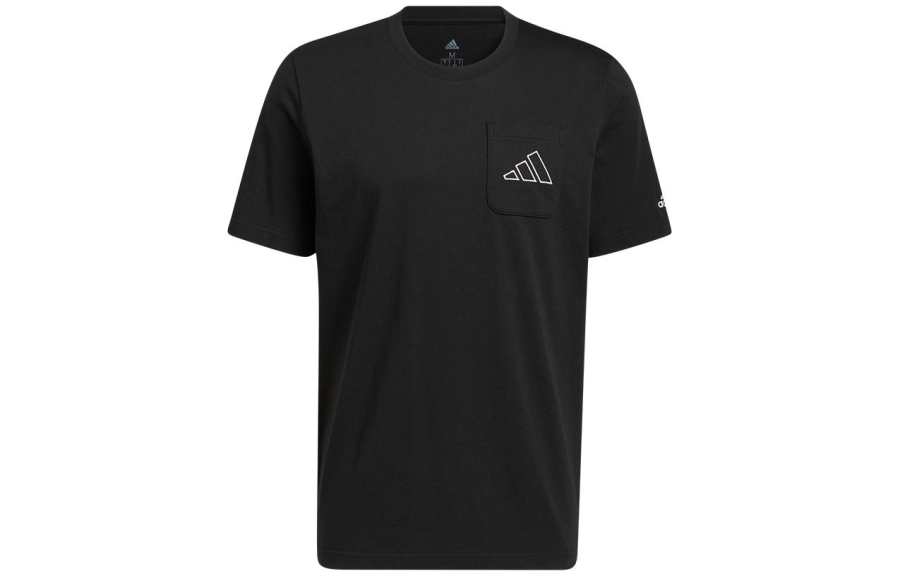 Adidas Adidas T Shirts Men's Crew Neck Moderate Straight Fit