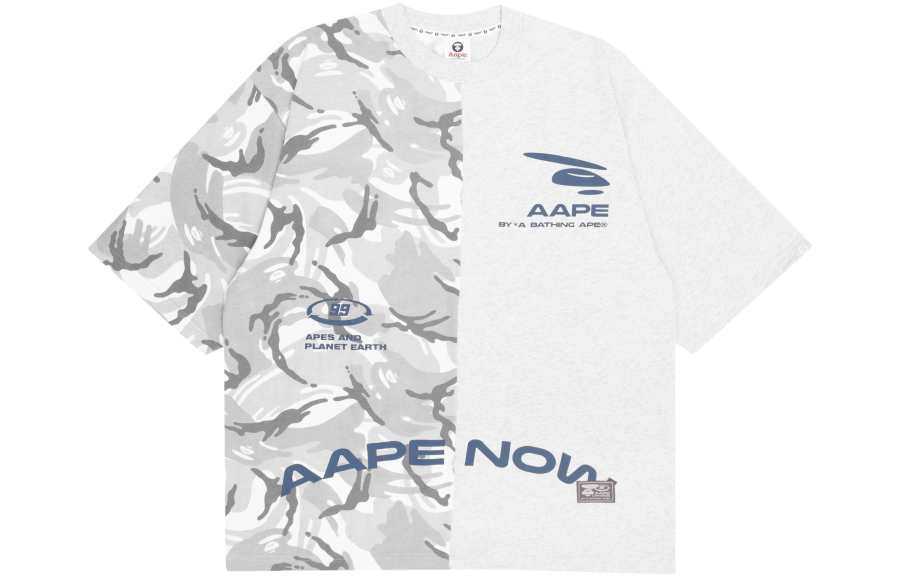 Aape Aape T Shirts Men's Crew Neck Moderate