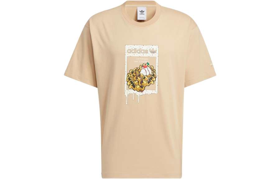 Adidas Originals T Shirt Unisex Beige