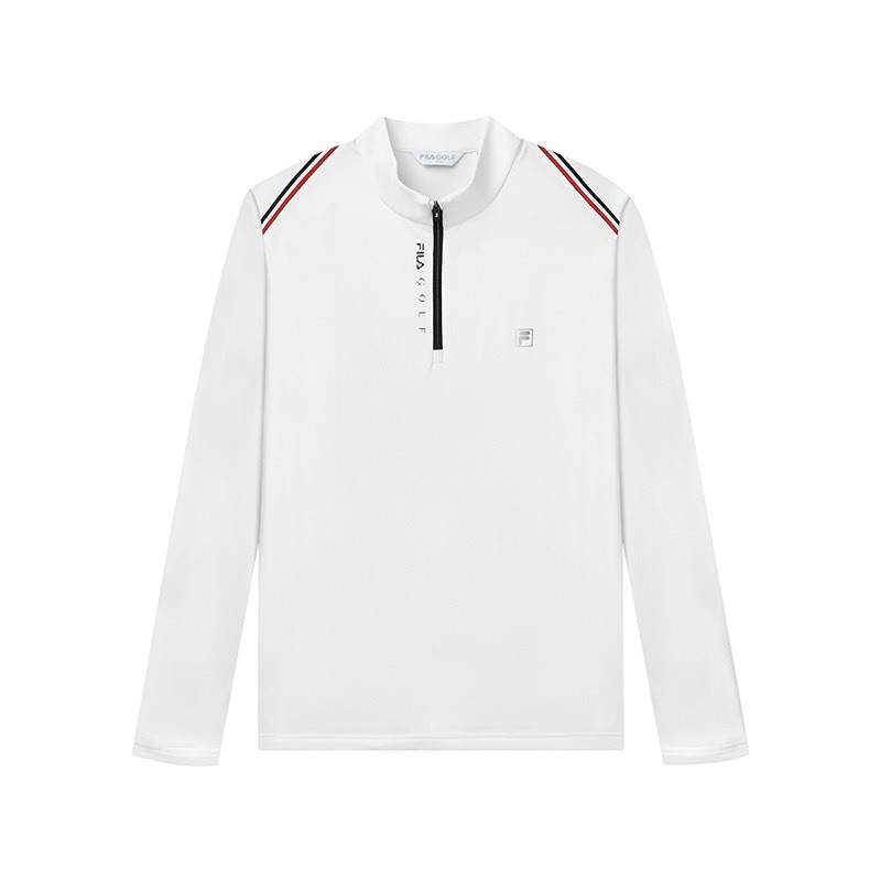 FILA T Shirts Men's White Moderate Straight Fit
