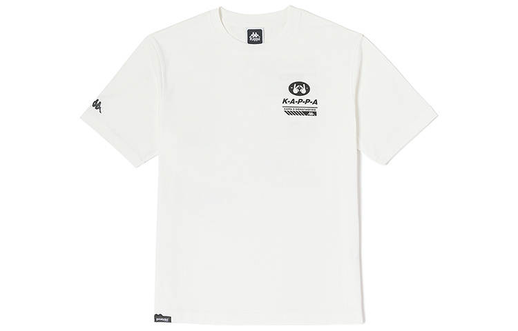 Kappa T Shirts Unisex Crew Neck Moderate Straight Fit