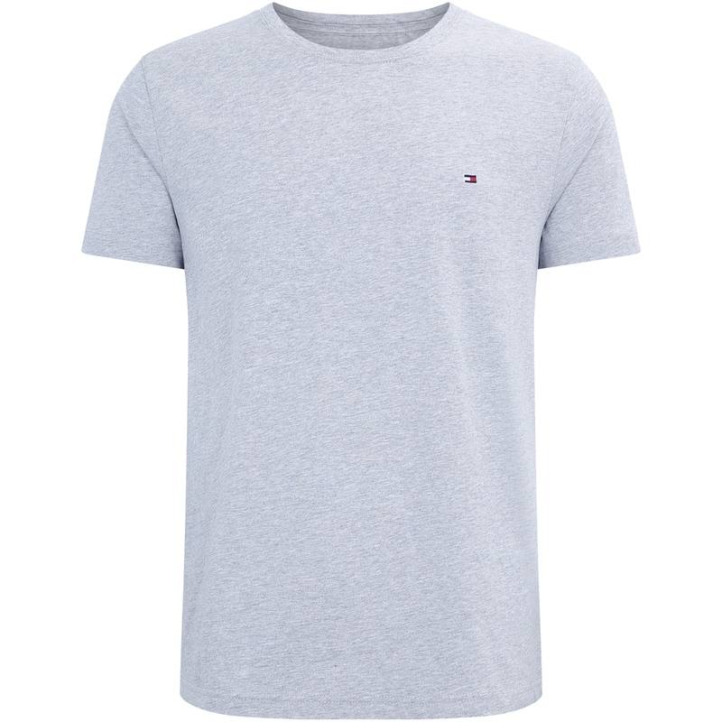 Tommy Hilfiger T Shirt Men's Light Gray