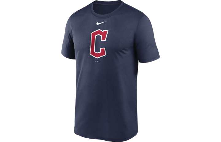 Nike Nike T Shirts Men's Navy Blue Crew Neck Moderate Straight Fit