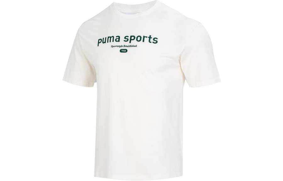 PUMA PUMA Drop Shoulder Sleeve T Shirt Men's White