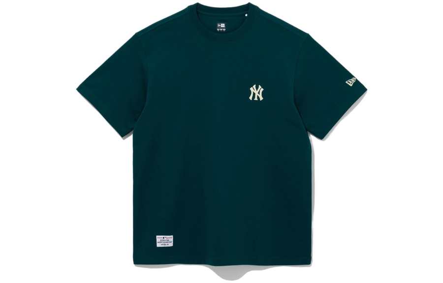New Era T Shirt Couple, Trendy And Versatile Unisex Dark Blue Green