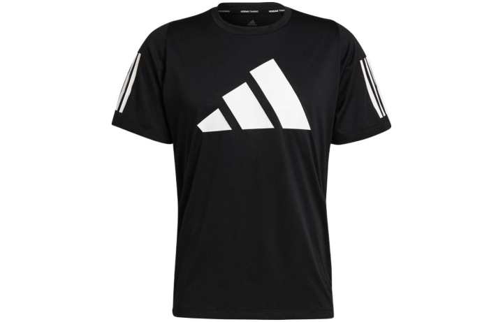 Adidas Adidas T Shirts Men's Black Crew Neck Moderate Straight Fit