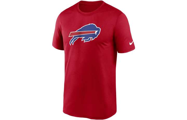 Nike Nike Dri Fit T Shirts Men's Red Crew Neck Moderate Straight Fit