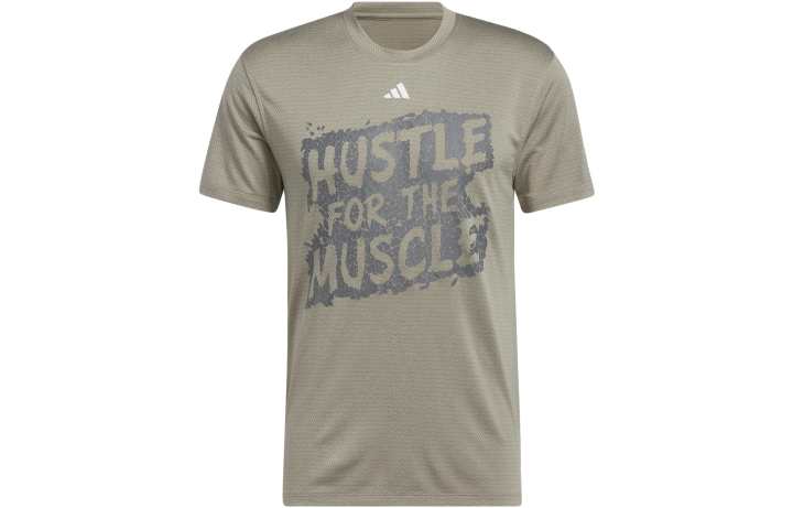 Adidas Adidas T Shirt Men's Pebble Silver Gray