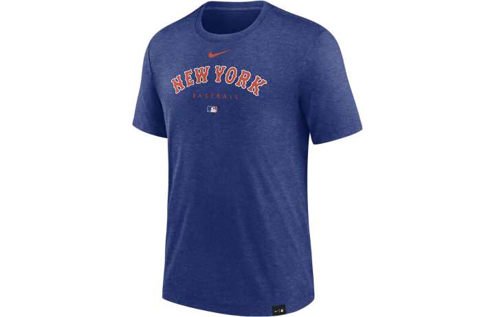 Nike Nike T Shirts Men's Blue Crew Neck Moderate Straight Fit