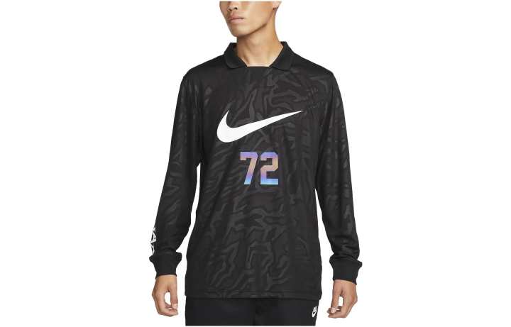 Nike Nike T Shirts Men's Black Crew Neck Moderate Straight Fit