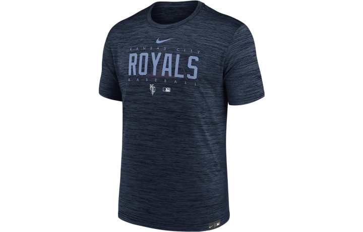 Nike Nike Dri Fit T Shirts Men's Navy Blue Crew Neck Moderate Straight Fit