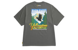 NATIONAL GEOGRAPHIC Drop Shoulder Sleeve T Shirt Unisex