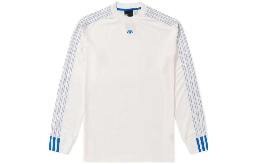 Adidas Originals X Alexander Wang Alexander Wang Collaboration T Shirts Men's White Crew Neck Moderate Straight Fit
