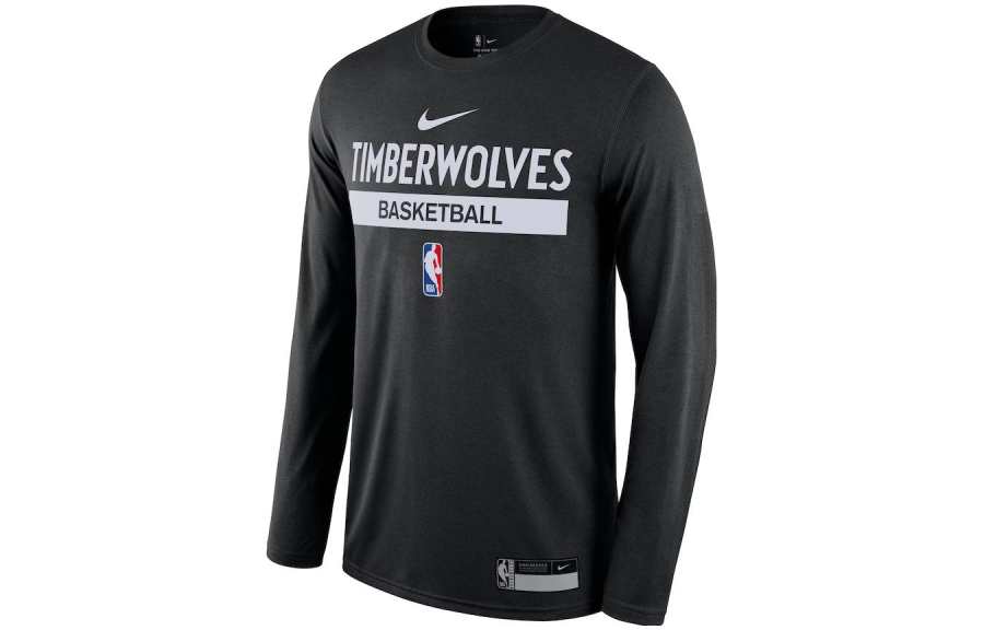 Nike Nike T Shirts Men's Black Crew Neck Moderate Straight Fit