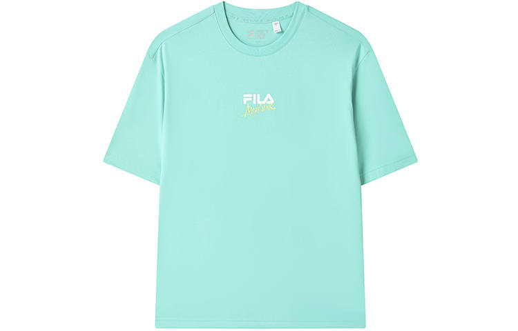 FILA T Shirt Unisex Soft Light Green