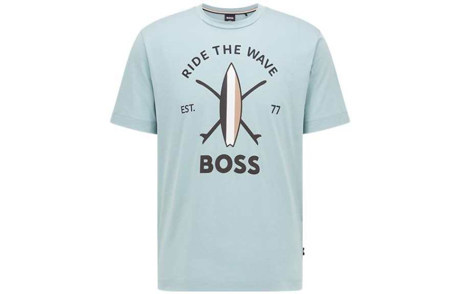 HUGO BOSS SS22 T Shirt Men's Light Blue
