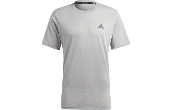 Adidas Adidas T Shirts Men's Gray Crew Neck Moderate Straight Fit